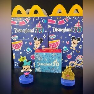 Minnie Mouse Gold Castle 
Disneyland 70th Anniversary McDonald's kids Happy Meal